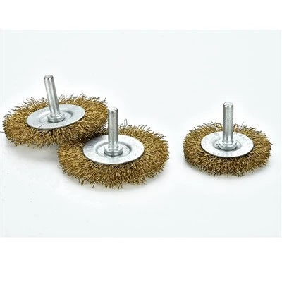 DELUN DURABLE 2INCH FLAP WIRE BRUSH WITH SHANK